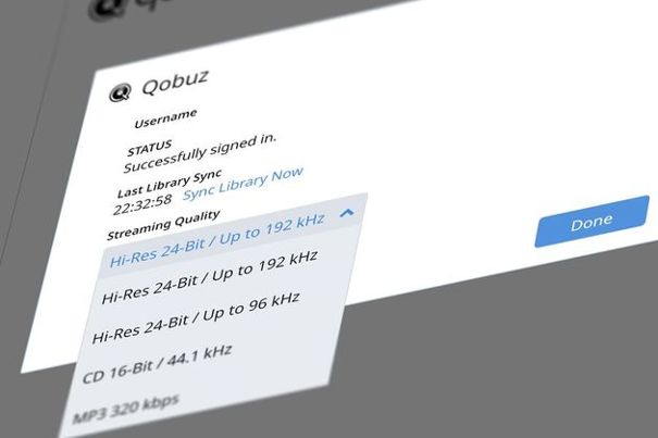 Maximale Streamingqualität für Qobuz festlegen.