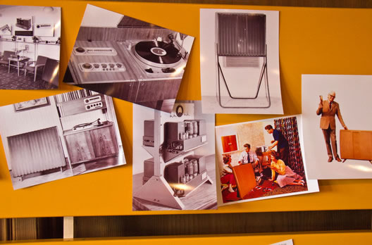 Wunderschön die Fotos aus der Quad-Firmengeschichte. Wohnraumintegration war schon in den 50er Jahren ein grosses Thema.