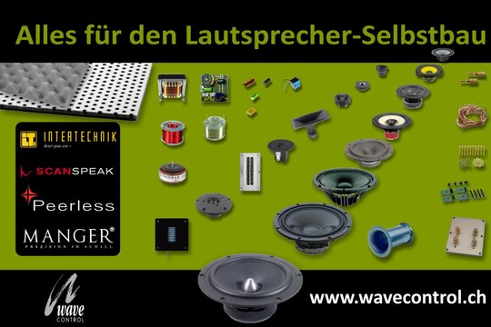 Wavecontrol: Bei Wavecontrol finden Sie alles, um selber Lautsprecher bauen zu können: Bauteile und Zubehör aber auch vollständige Bausätze. Daniel Müller beratet sie gerne für ihr Projekt.