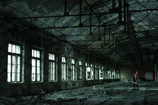 Verräterische Wege: In Sankt Petersburg erkundete David de Rueda ein altes Fabrikgebäude aus dem 19. Jahrhundert. Es war riesig.