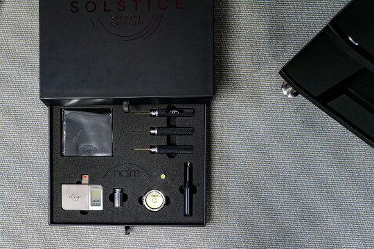 Das Solstice Accessories Set enthält alles, was man braucht, um zu justieren und zu reinigen.