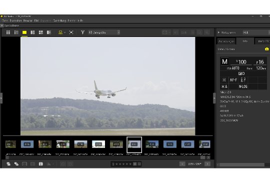 Die Aufnahmen in «N-Log» direkt aus der Nikon Z 8 sehen verwaschen und milchig aus. Zur Anpassung lässt sich von der Nikon-Website eine «LUT» oder «Lookup-Tabelle» herunterladen.