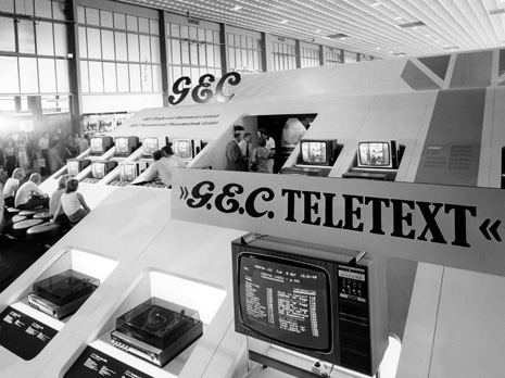 1975. GEC stellt seine neuesten Produkte vor