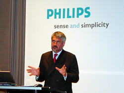 Rudy Provoost, CEO Philips Consumer Electronics, eröffnete mit seiner Keynote den Summer Tech Event.