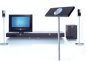 Loewe Heinkinoset: Articos HighEnd TV, Design DVD-Spieler, Certos/Concertos AV-Lautsprecherset