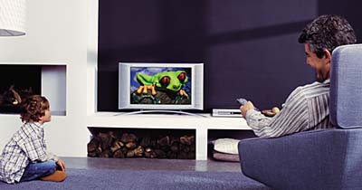 Der LCD-Fernseher 30PF9975 von Philips ist einer von 12 neuen Modellen. Sein 76 cm-Bild erhält durch Pixel-Plus mehr Bildpunkte.