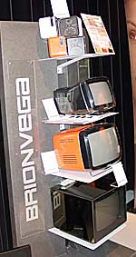 Die italienischen Brion Vega-Fernseher fallen durch ihr aussergewöhnliches Design auf.
