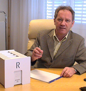 Anton Aebischer, Entwickler der Rowen-Produkte