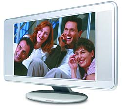 Der Fernseher, wie hier der Streamium TV von Philips, bietet im Heimnetzwerk den drahtlosen Zugriff auf Vidoe-, Musik-, Foto- und Multimedia-Inhalte vom PC oder aus dem Internet.