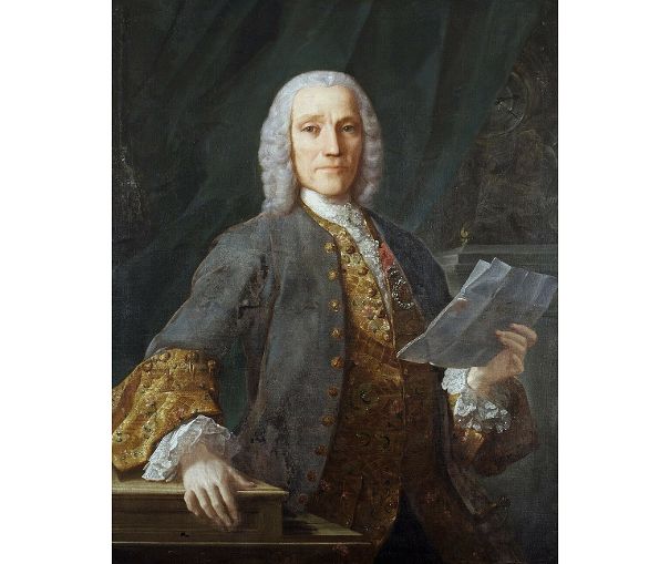 Domenico Scarlatti, Porträt von Domingo Antonio Velasco (1738).