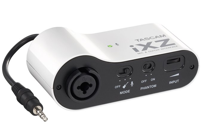 Der iXZ von Tascam mit einem kombinierten XLR/Jack-Anschluss
