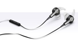 Das Mobile Headset MIE2i von Bose eignet sich dank gut sitzender Ohreinsätze auch für sportliche Aktivitäten