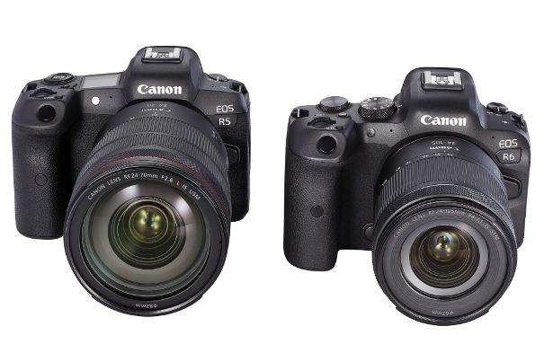 Die neuen spiegellosen Vollformatkameras EOS R5 und EOS R6 ergänzen das Canon EOS-R-System.