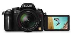 Dank des grossen Objektivsortiments und ausgereifter Funktionen verspricht die Lumix DMC-GH2 von Panasonic kreative Möglichkeiten für Fotografen ebenso wie für Videofilmer