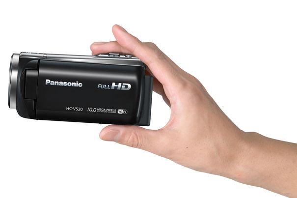 Der HC-V520 nimmt wie der HC-V727 Bilder in Full HD-Bildqualität (1080/50p) auf