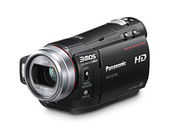 Die Camcorder HDC-SD100 (Bild) und HDC-HS100 haben neben einer Full-HD Auflösung eine für kreative Aufnahmen gute Ausstattung.