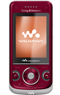 Sony Ericsson Walkman-Handy W760i mit GPS und markanten Stereolautsprechern.