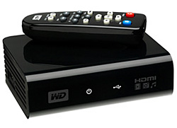 Der Mediaplayer WD TV von Western Digital überträgt eine Vielzahl verschiedener Formate von einer externen Festplatte auf den Fernseher.