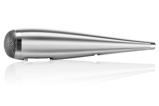 Das nach hinten sich verjüngende Gehäuse für den Hochtöner (erstmals für die Nautilus entwickelt) wird von Bowers & Wilkins nach wie vor eingesetzt. Hier der «Tweeter on top» der neuen Serie 800.