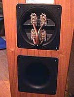 Hochwertige Lautsprecheranschlüsse für Bi-Amping oder Bi-Wiring