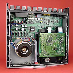 CD-Player mit modernster Upsampling-Technik und grösszügiger Stromversorgung.
