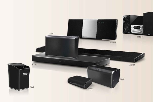 Die ALL-Familie von Panasonic umfasst eine ganze Familie von Geräten. Vom verstärkerlosen ALL1 bis zur neuen Stereoanlage PMX100.