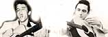 Elvis Presley und Johnny Cash