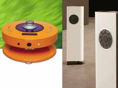 Klangwerk und Melaudio: Swiss meets Italian Design (Raum 9M). Die elegante Optik ist heute wichtiger denn je. Wenn diese herausragende innere Werte verpackt, wie bei den Lautsprechern von Klangwerk und der Elektronik von Melaudio, dann zeugt dies von herausragendem Entwicklergeist. Die Köpfe der beiden Firmen, Markus Thomann und Enrico Lusuardi haben sich sofort verstanden und so ist es naheliegend, dass der eine die Geräte des anderen nun auch in der Schweiz vertreibt. Die Aktiv-Lautsprecher von Klangwerk werden im Schloss direkt von einem CD-Spieler von Melaudio angetrieben - Minimalismus pur. Was die ganze Kette von Melaudio leistet, wird an den QUAD-Elektrostaten hörbar. www.klangwerk.ch