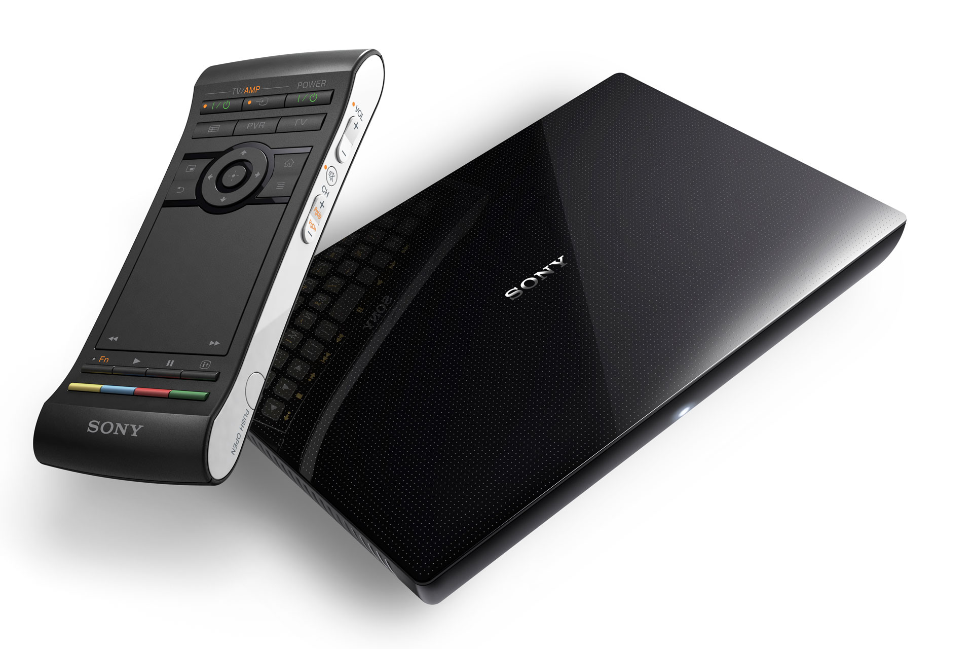 Der Mediaplayer NSZ-GS7 von Sony trägt die Bezeichnung "powered by Google-TV", d.h. die Suchmaschine findet zu einem Stichwort die passenden TV-Sendungen.