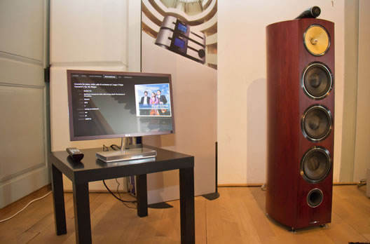 Alternierend zeigte voice70 eine Kette aus Bower&Wilkins 803 Diamond Lautsprechern, der exzellenten Digitalvorstufe Classé CP-800 und HD Audio ab PC-Mediacenter mit Sonata Musiksoftware.