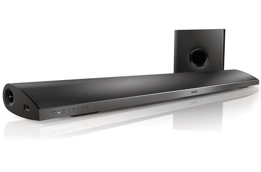 Die Soundbar CSS5123 funktioniert mit allen Android DLNA-Telefonen und -Tablets. Filme und Musik werden mit SimplyShare drahtlos übertragen. Integriert ist ein Media Player.