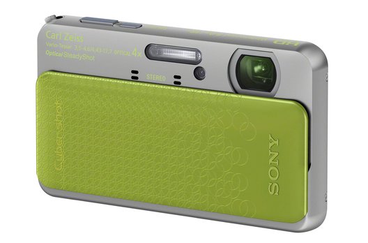 Sony Cyber-shot TX20: Die erste wassserdichte von Sony taucht nicht tief, ist aber sehr dünn und hat einen hoch auflösenden Touchscreen für den Landgang. Ausgestattet ist sie mit 16.2 Mpx-Sensor und 4x-Zoom (25 - 100 mm). Sie liefert 1080/50i-Videos und kostet 429 Franken.