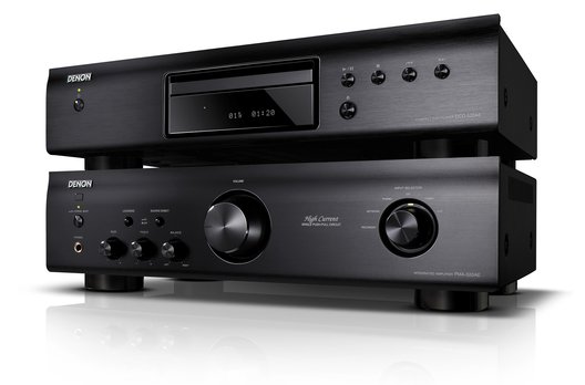 In Design und Technik für die Stereo-Wiedergabe aufeinander abgestimmt: der Vollverstärker PMA-520AE und der CD-Spieler DCD-520AE.