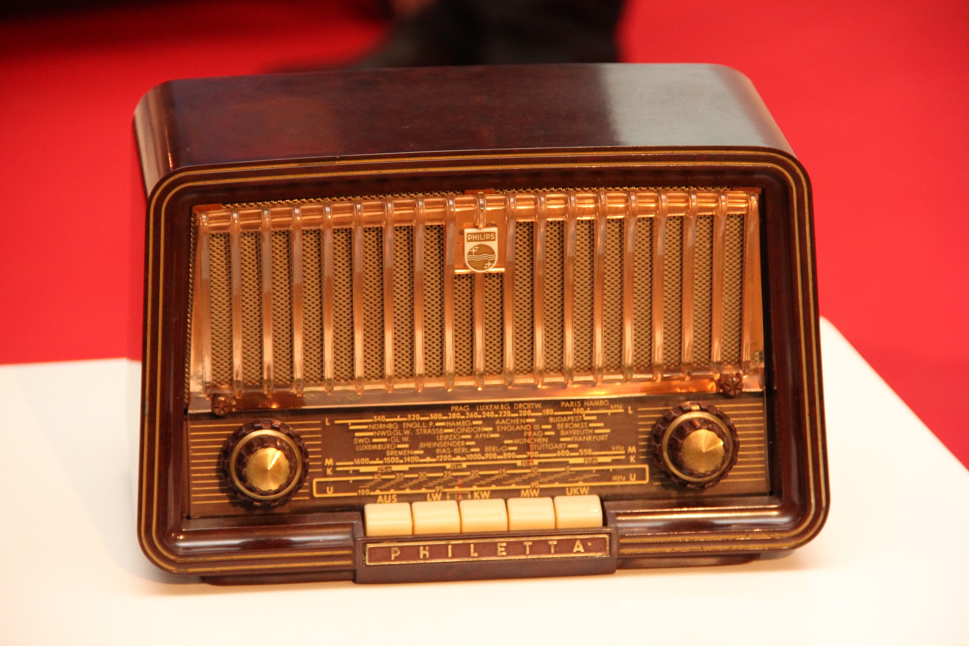 Philips lässt an der IFA 2012 die Philetta wieder aufleben. Im Bild ein Original von ca. 1960.
