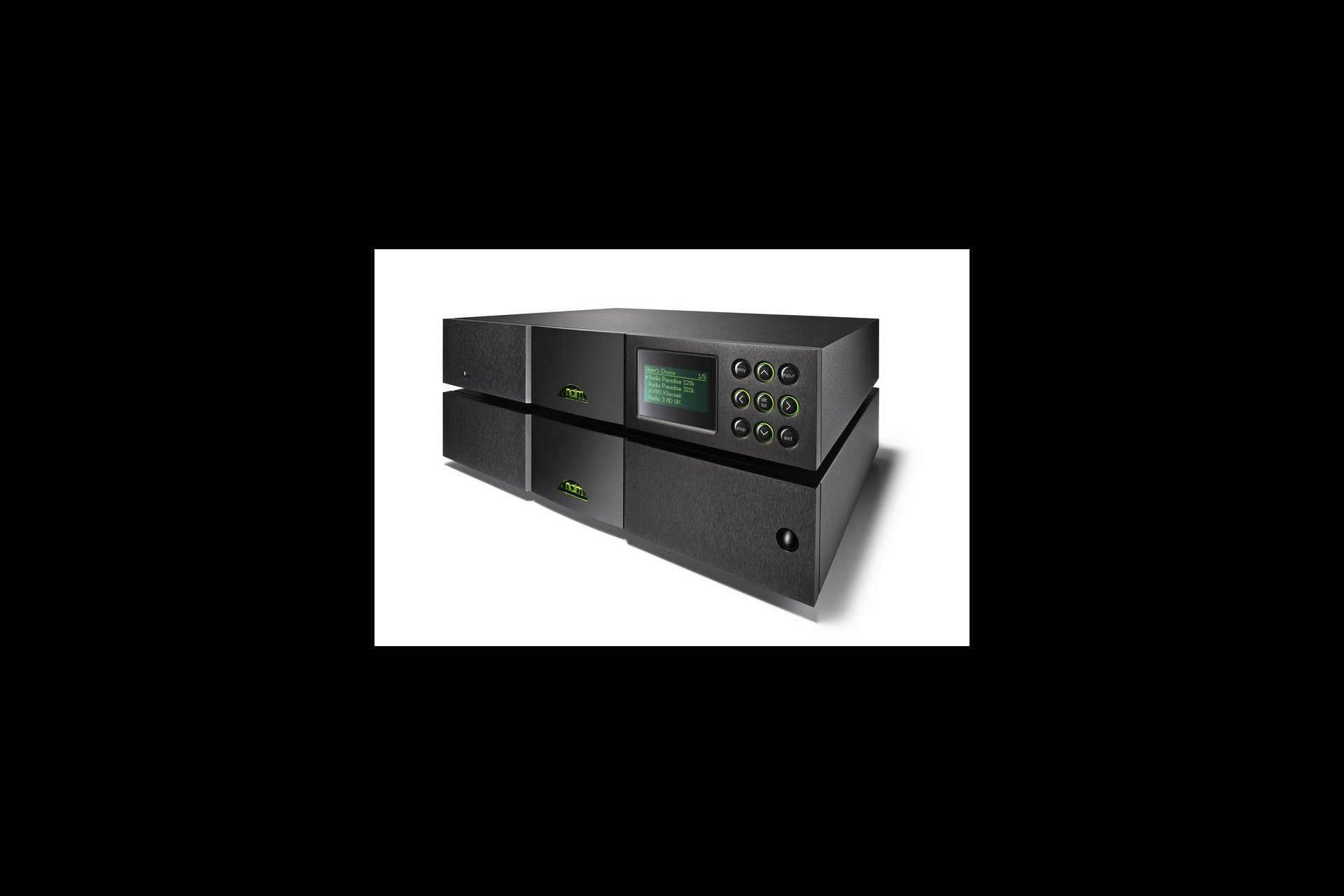Naim NDS, Raum Biel I, Chektone GmbH. Der NDS ist das neue Top-Produkt unter den Streaming-Playern der Britischen Traditionsmarke. Vorgeführt wird der NDS an einem Naim 500er-Referenzsystem. Traditionell wird Chektone auch dieses Jahr den CEO von Naim, Paul Stephenson, zu Besuch haben.