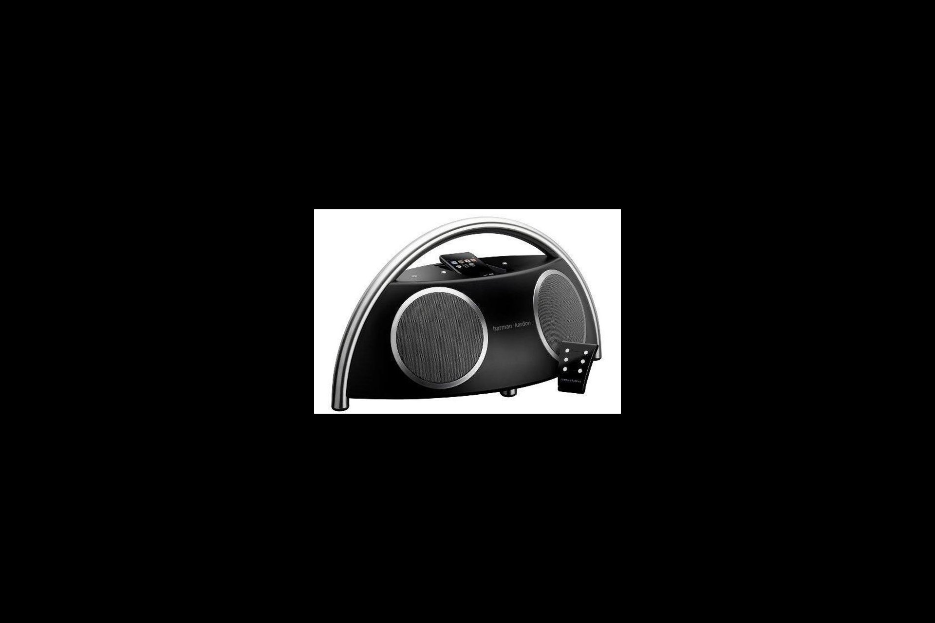 Die Dockingstation G0 + Play II von Harman Kardon spielt nicht nur Musik von iPod und iPhone, sondern kann auch Fotos und Videos aufs TV-Gerät übertragen.