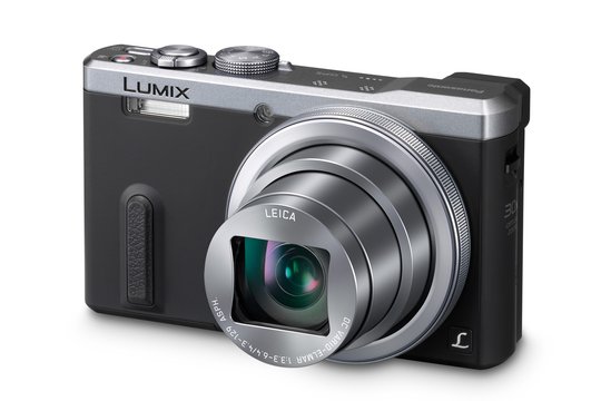 Die Optik ist von Leica. Ihr 30fach Zoom bietet eine KB-Brennweite von 24 - 720 mm. Verfügbar sind zwei Zoomgeschwindigkeiten.