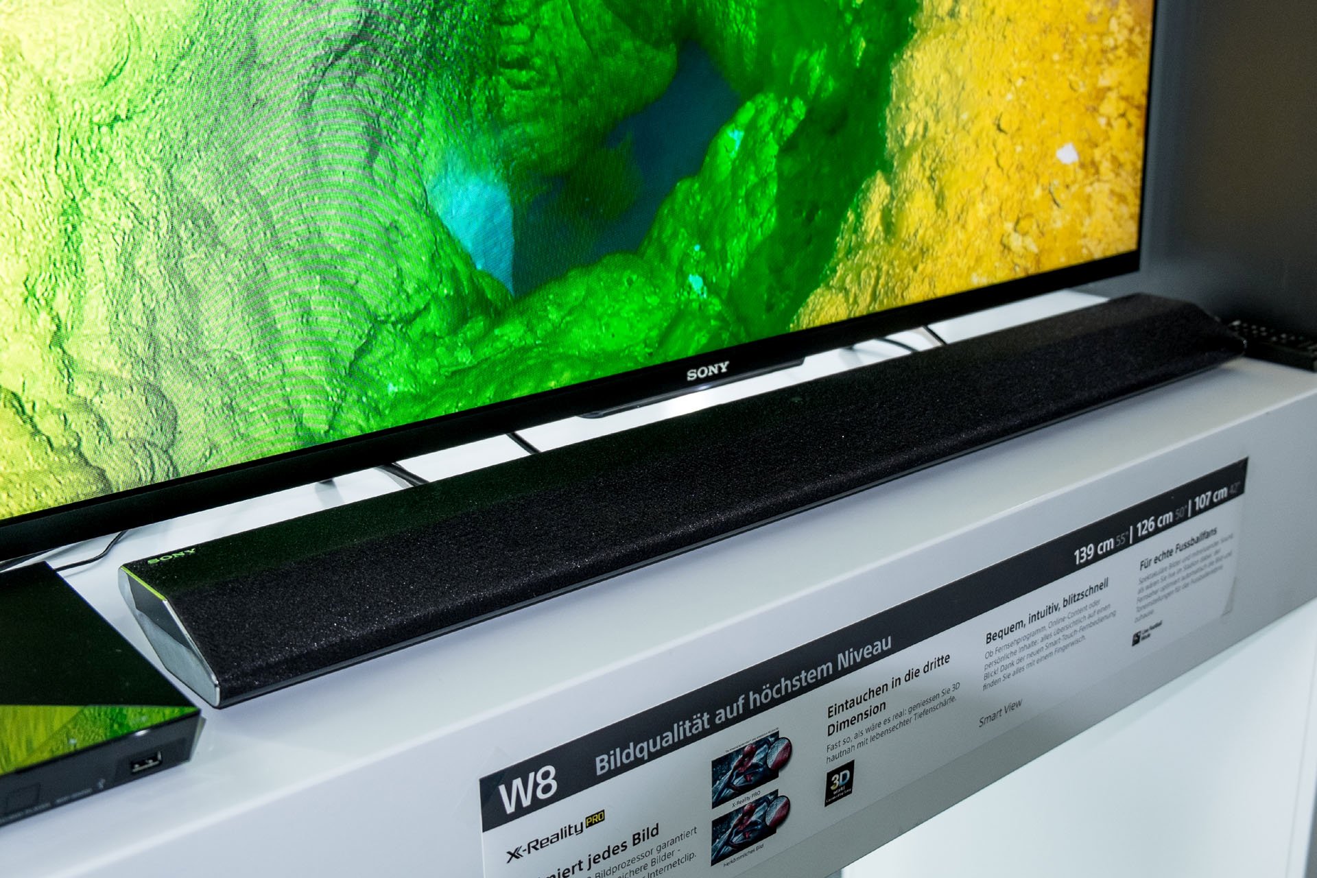 Platzsparende Soundbar