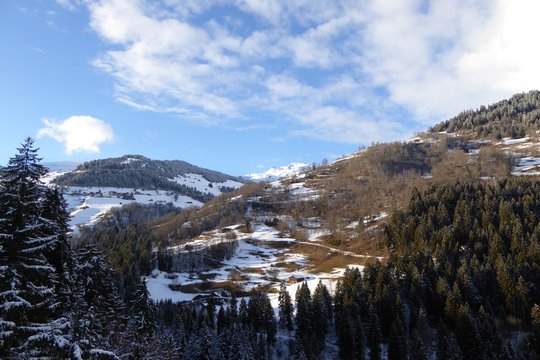 Berglandschaft bei einer KB-Brennweite von 24 mm