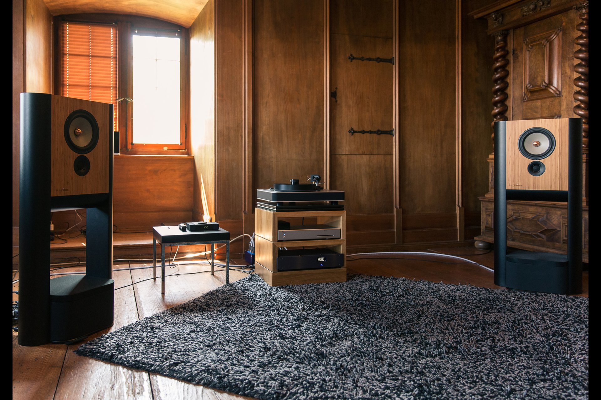 Grimm Audio bei InConcert Audio. Ein in sich geschlossenes System aus Schaltverstärker und digital optimierter Lautsprecherwiedergabe. Eine Innovation, die noch viel von sich reden machen wird.