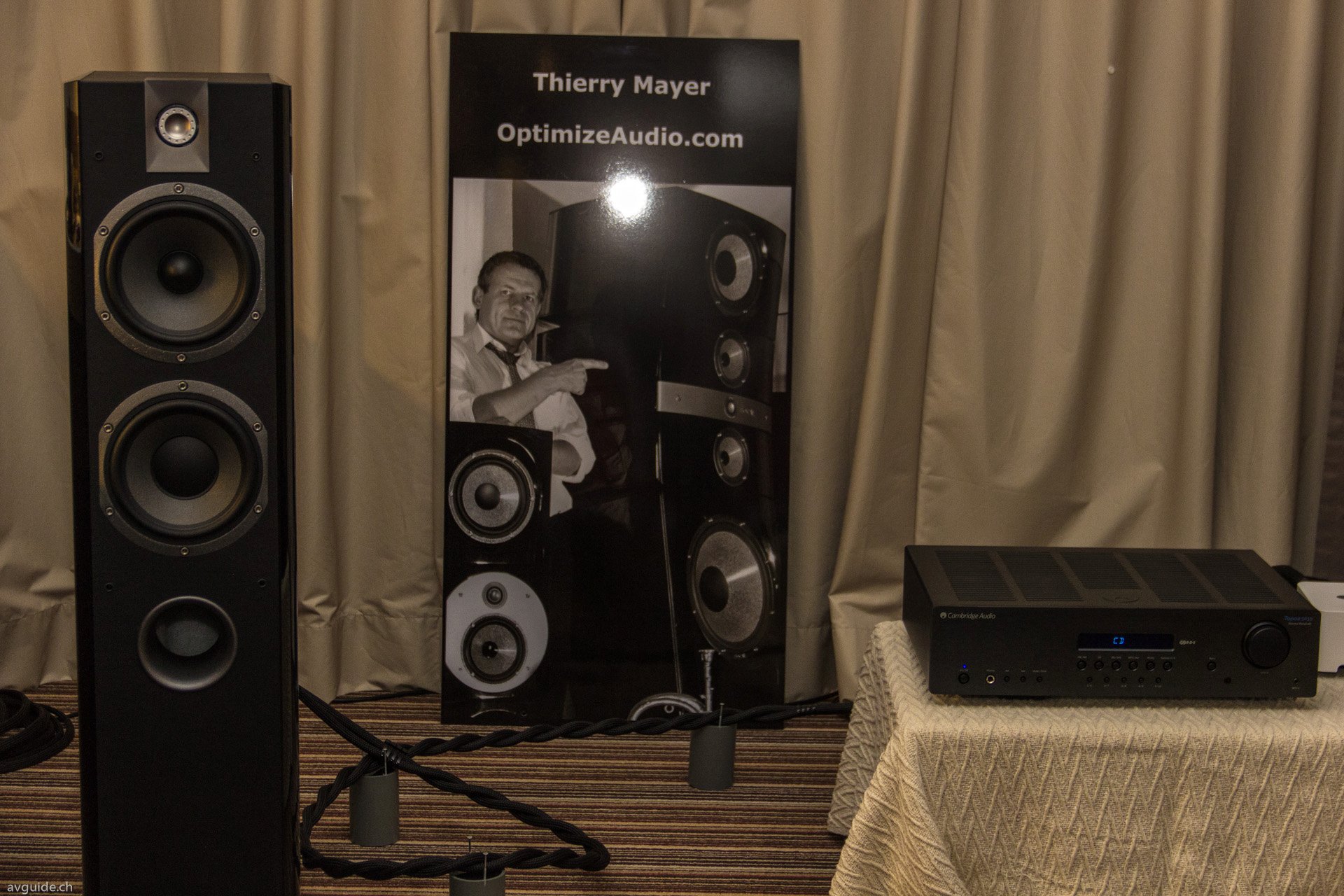 Thierry Mayer ist DER Schweizer Audiotuner. Er feilt an den Details und optimiert Ihre Audiokette.