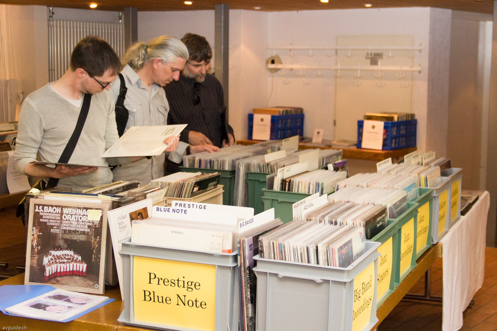 Immer wieder beliebt. Der Schallplattenbasar der AAA (Analogue Audio Association Schweiz) .