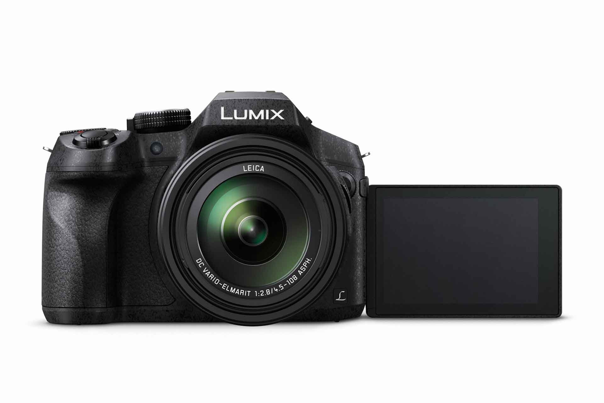 Der dreh- und schwenkbare 3“-LCD-Monitor auf der Rückseite der FZ300 ist berührungsempfindlich. Er erlaubt auch die Schaarfstellung und das Auslösen durch Berührung mit dem Finger.