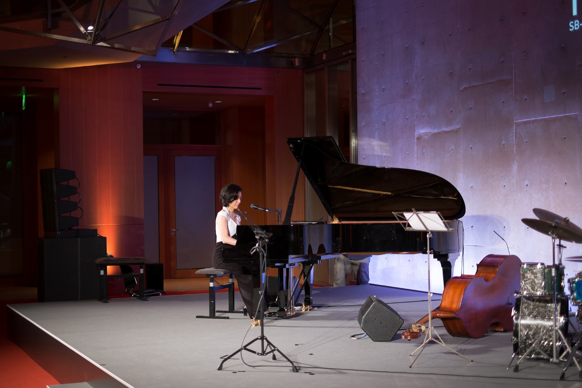 Michiko Ogawa, Director of Technics, ist eine begnadete Jazz-Pianistin.