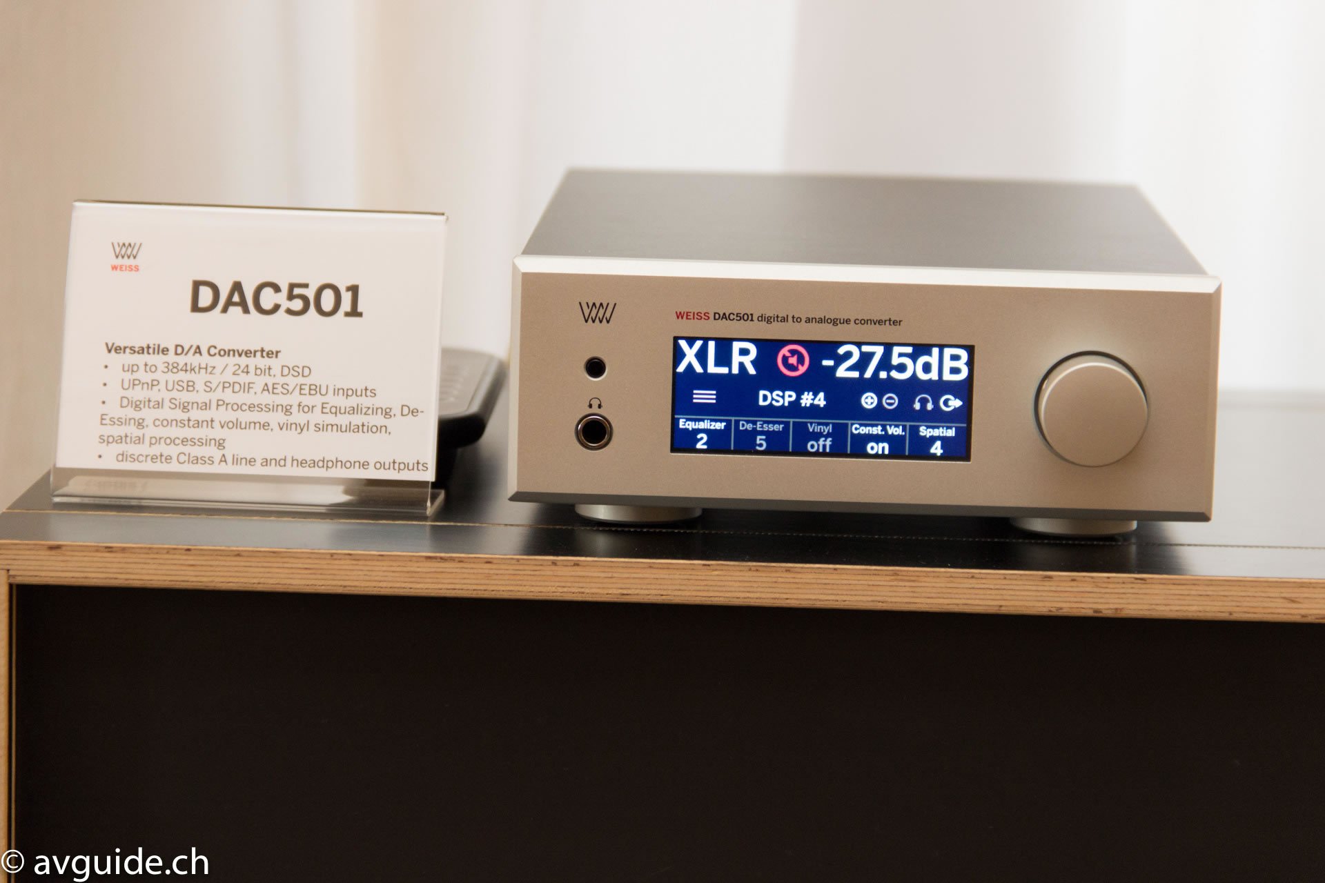 Der DAC202 von Weiss Audio in Uster ist bereits ein Klassiker und immer noch einer der besten DACs überhaupt.