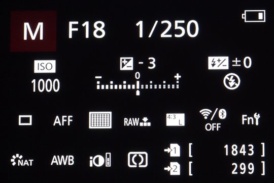 Panasonic GH5: Umfangreiche Infos beim Fotografieren.