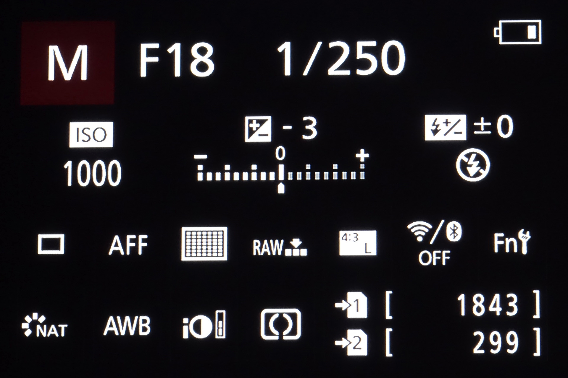 Panasonic GH5: Umfangreiche Infos beim Fotografieren.