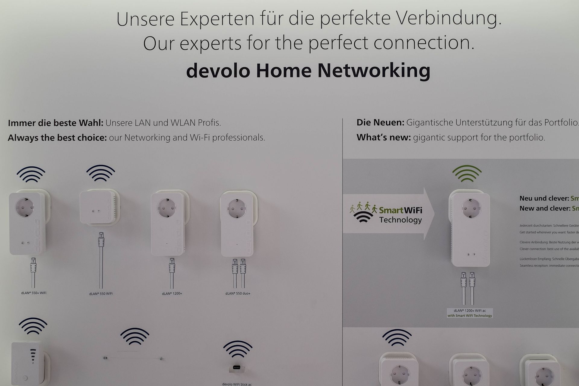 Devolo ist heute Marktführer (Schweiz) und bei Powerline vermutlich auch Technologieführer.