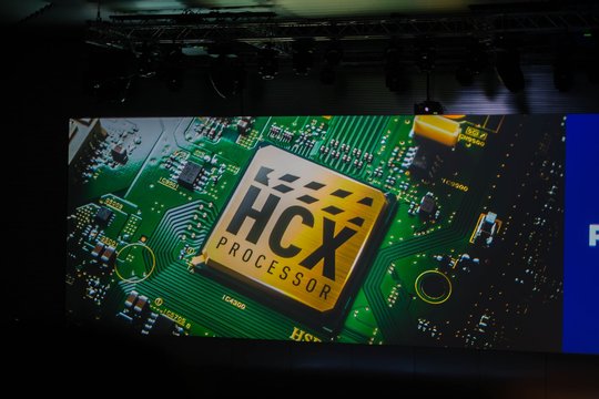 Der HCX-Prozessor noch etwas eindrücklicher präsentiert.