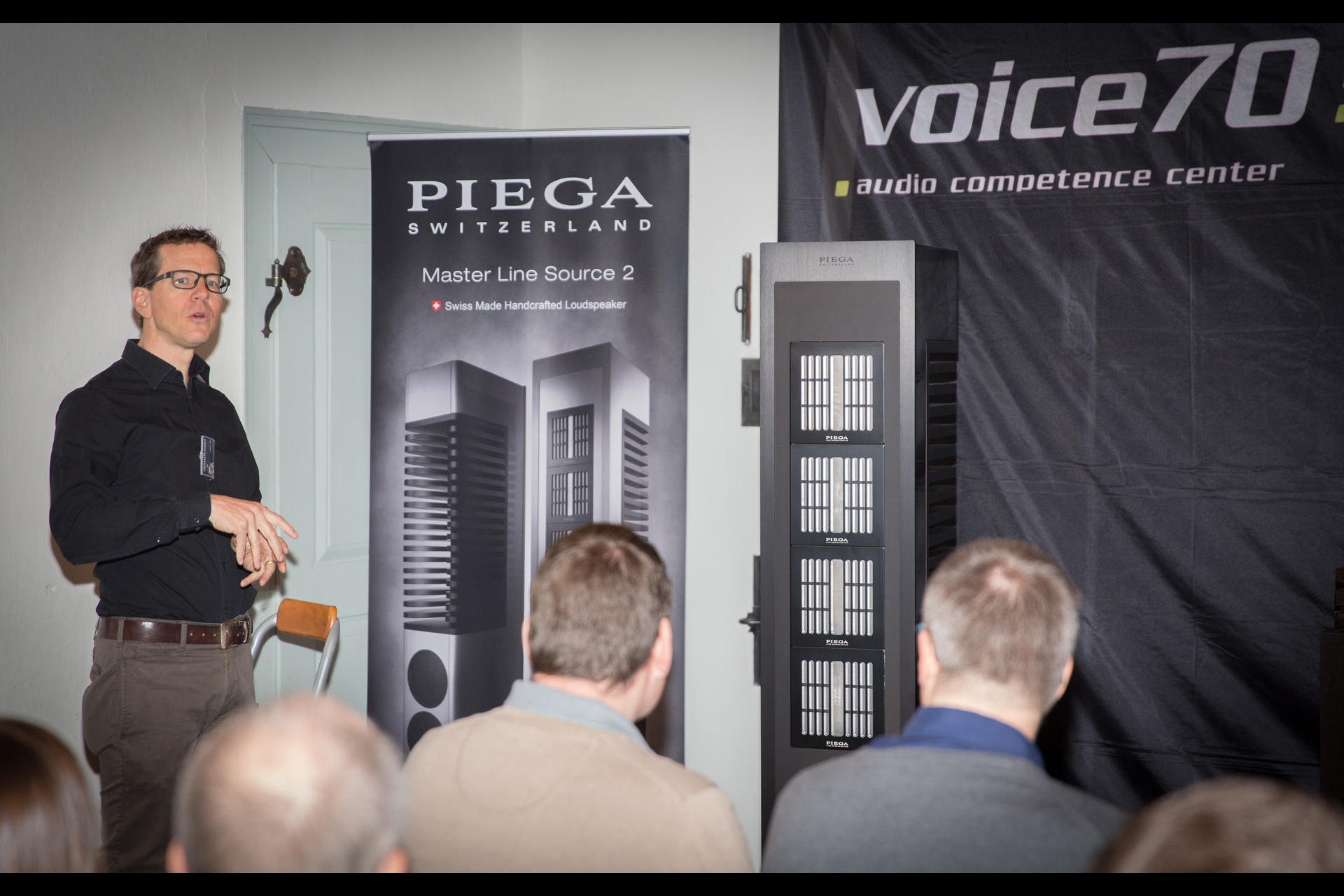 Bie Voice 70 wird Piega kompetent erklärt...